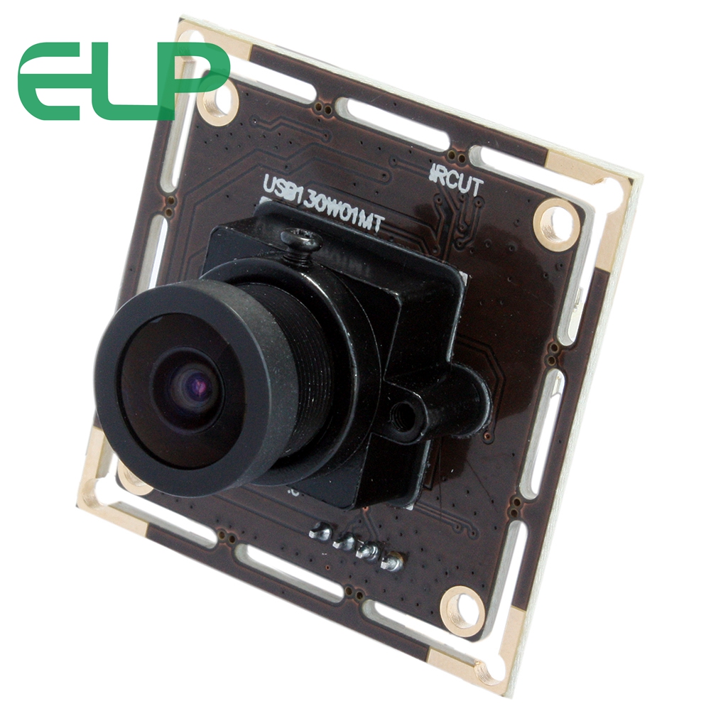 ELP Aptina AR0130 sensor Low Illumination USB Camera Module 2.1mm Lens Wide Angle Webcam for Security system