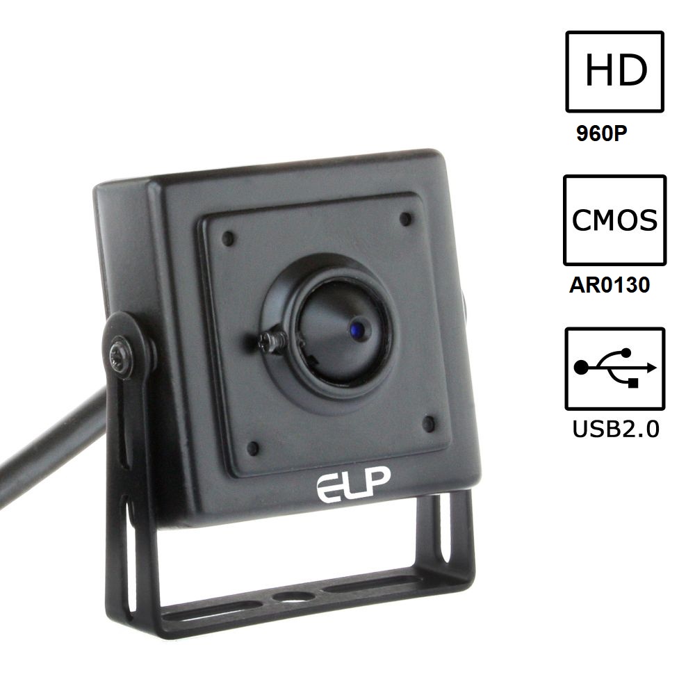 ELP Low Light Webcam 0.01lux Free Driver Easy Embedded Industrial 3.7mm Mini pinhole USB Camera 960P 1.3 megapixel For Android Linux Windows System