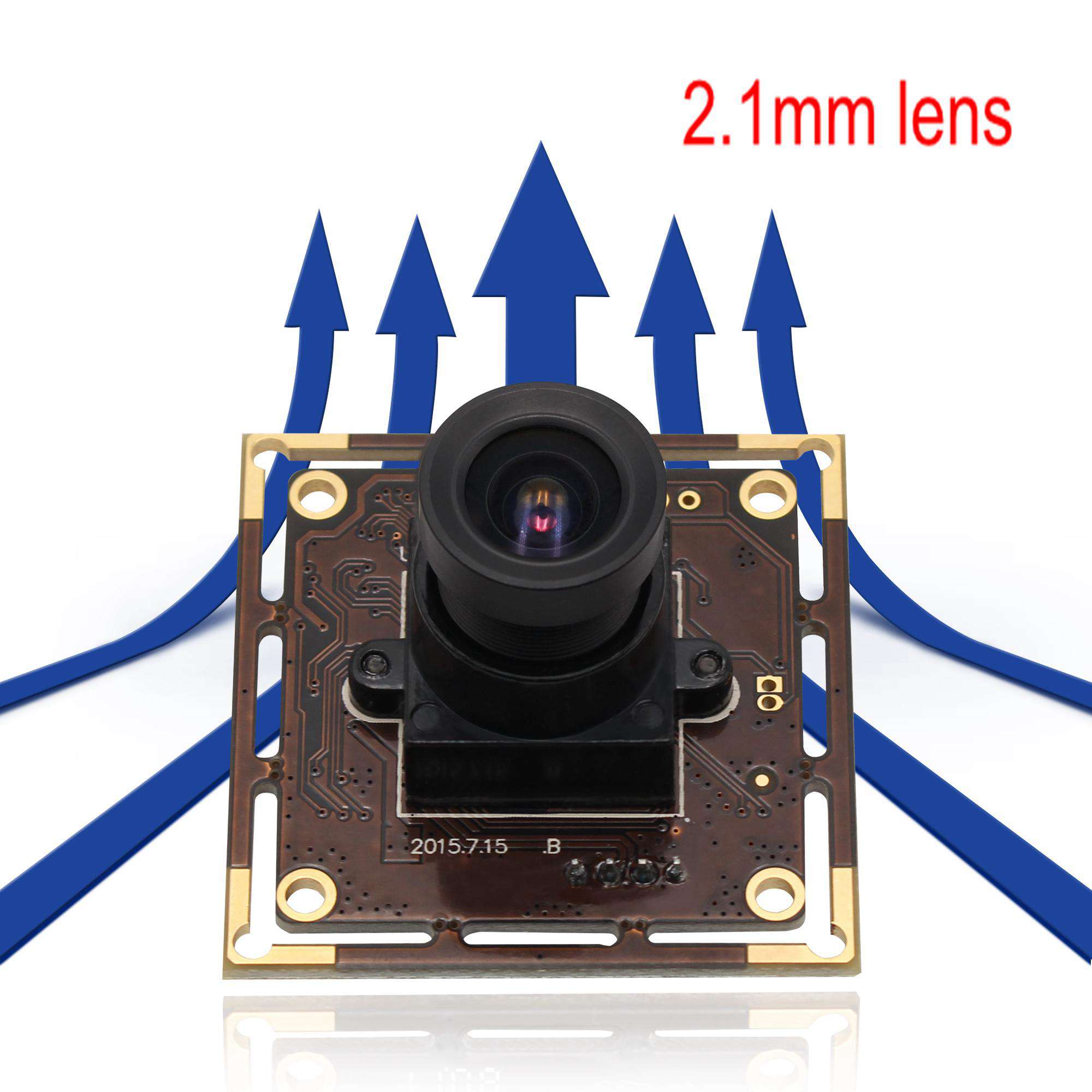 ELP USB Camera 5MP Aptina CMOS Sensor 2.1mm Lens Wide Angle Mini Embedded Industrial Camera Module HD Free Driver