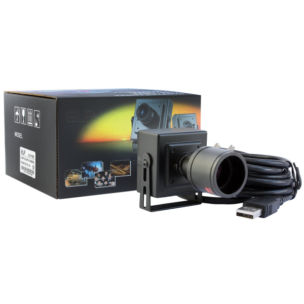 ELP 2.8-12mm Lens Varifocal Mini Box USB camera 1.3megapixel for Linux Android Windows System