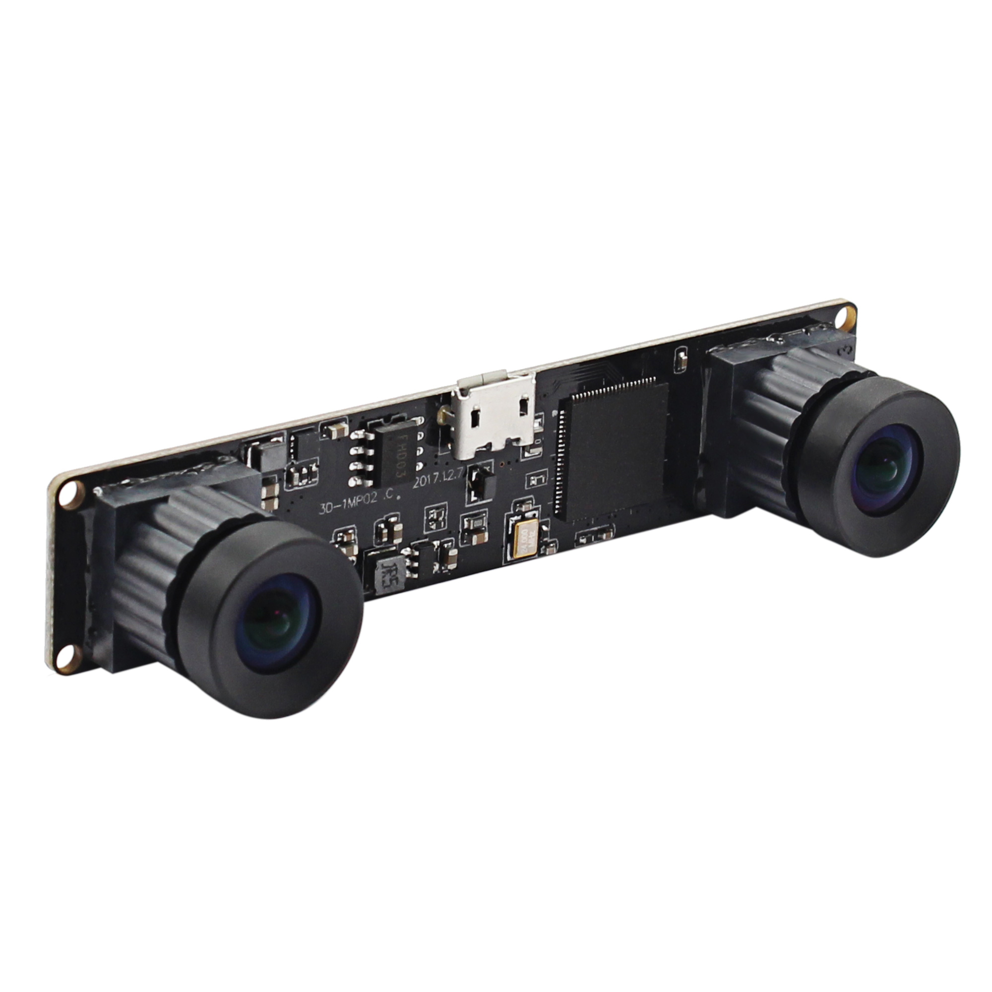 ELP Synchronization Dual Undistortion Lens usb camera Module Lens MJPEG 60fps 2560X960 OV9750 CMOS Stereo Webcam HD for 3D VR Camera