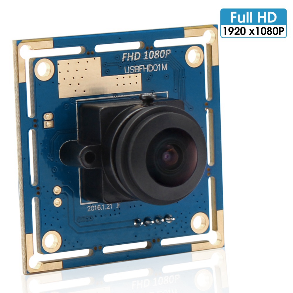 ELP Fisheye 180 Degree Distortion Correction USB Web Camera Board 1080P H.264 