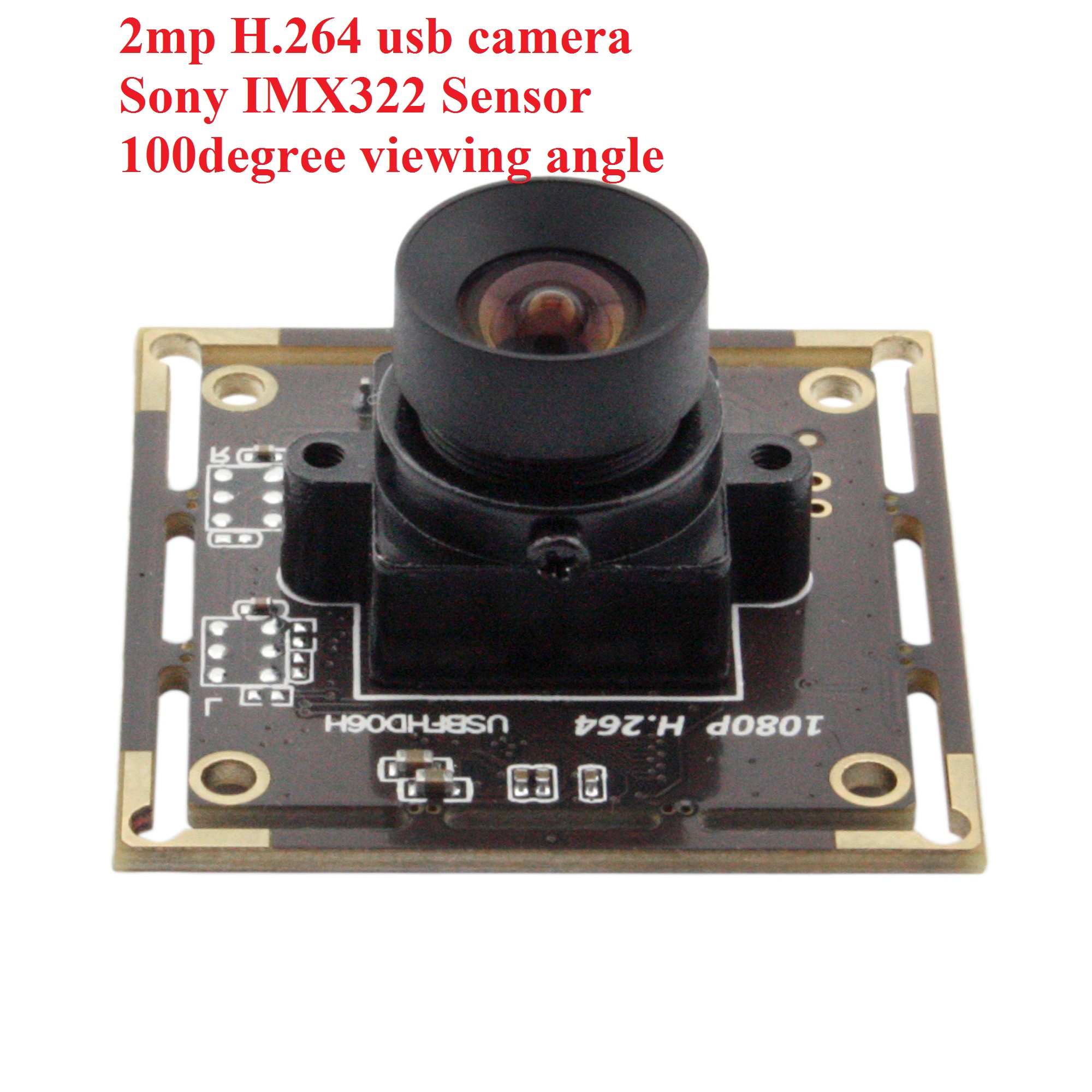 ELP No distortion HD Webcam Low light Sony IMX322/ IMX323 H.264 30fps 1080P mini Security Camera Module for Windows,Linux, Android